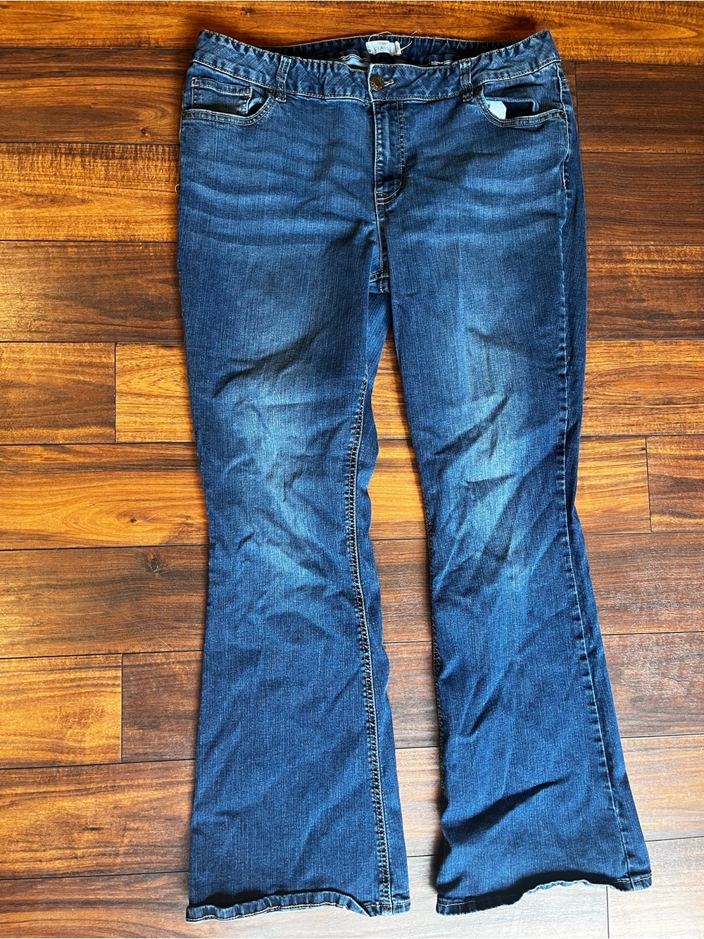 Maurices Dark Blue Flare Jeans